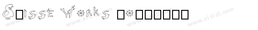 Suisse Works Bold字体转换